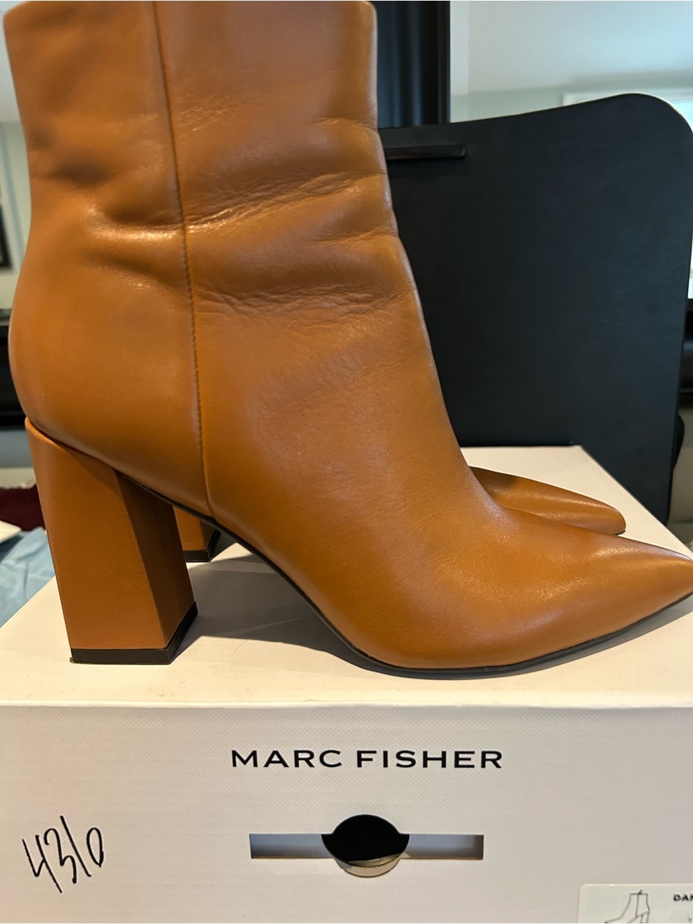 Marc Fisher Camel Gritana Bootie